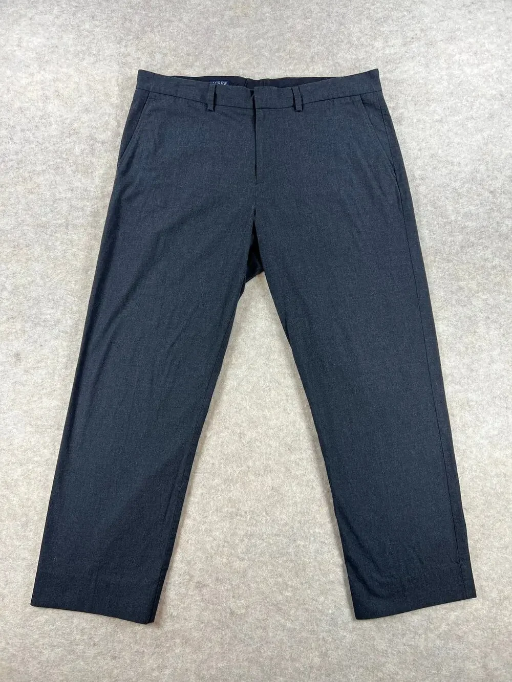 J. Crew Factory Men's Bedford Charcoal Gray Chino Pants Size 34x30 (27)